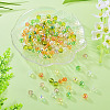 180Pcs 6 Colors Transparent Electroplate Glass Beads EGLA-TA0013-62-5