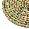 Natural Unakite Beads Strands G-P575-B25-4x1mm-3
