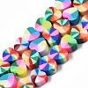 Handmade Polymer Clay Beads Strands CLAY-N008-002G-1