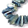 Natural Quartz Crystal Points Beads Strands G-K181-B16-3