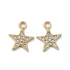 Alloy Rhinestone Pendants RB-P037-01G-03-1