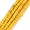 Synthetic Turquoise Beads Strands X-TURQ-G108-4x4mm-06-1