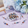 Beebeecraft 20Pcs Chakra Theme Natural Gemstone Pendant Decorations HJEW-BBC0001-01-7