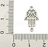 Non-Tarnish 201 Stainless Steel Hollow Connector Charms STAS-M015-16P-3