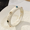 Resin Bangles for Women LS-BJEW-P357-04G-1