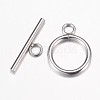 Tarnish Resistant 304 Stainless Steel Toggle Clasps STAS-P100-07P-1