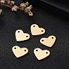 Ion Plating(IP) 304 Stainless Steel Stamping Blank Tag Pendants STAS-I311-17B-G-7