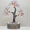 Natural Rose Quartz Tree Ornaments TREE-PW0002-04B-1