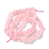Raw Rough Natural Rose Quartz Beads Strands G-B065-C01-3