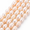 Natural Cultured Freshwater Pearl Beads Strands X1-PEAR-S012-41E-2