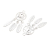 Rack Plating Alloy Rhinestone Pendants PALLOY-F311-19S-01-2