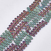 Electroplate Glass Beads Strands X-EGLA-T017-01E-1