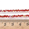 Electroplate Transparent Glass Beads Strands EGLA-P061-04C-AB04-4