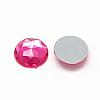 Acrylic Rhinestone Flat Back Cabochons GACR-Q008-25mm-10-2