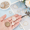 24Pcs 2 Styles Shell Pendants FIND-GA0004-51-3