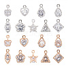 Alloy Charms ZIRC-TA0001-04-2