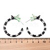 Alloy Dragon Stud Earrings EJEW-R011-02P-5