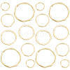 SUNNYCLUE 32Pcs 4 Style Alloy Linking Rings FIND-SC0002-39-1