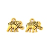 Vintage Elephant Charms PALLOY-ZN-47017-AG-FF-1