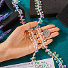  2 Strands Electroplate Transparent Glass Faceted Teardrop Beads Strand EGLA-TA0001-36B-7