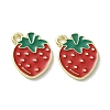 Fruit Alloy Enamel Charms PALLOY-S058-01LG-03-1