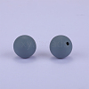 Round Silicone Focal Beads SI-JX0046A-10-2