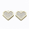 Alloy Crystal Rhinestone Pendants PALLOY-T067-181LG-RS-1