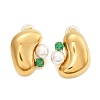 304 Stainless Steel Stud Earrings EJEW-R020-01G-02-4