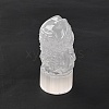 Natural Selenite Figurines DJEW-Q006-01M-3