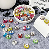 66Pcs 11 Colors Rondelle Resin European Beads RPDL-TA0001-03-13