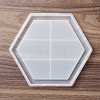 DIY Hexagon Tray Display Decoration Silicone Molds DIY-G067-05A-2