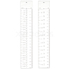 2Pcs 2 Styles Acrylic Rulers AJEW-WH0270-327-1
