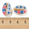 Printed Natural Shell Beads BSHE-G037-01I-3