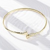 Alloy Arm Cuff Bangles Girl Women AJEW-A063-02G-3