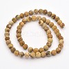 Natural Picture Jasper Beads Strands X-G-D659-6mm-2