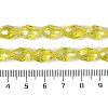 Transparent Electroplate Glass Beads Strands EGLA-N013-T10mm-B26-4