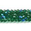 Transparent Electroplate Glass Beads Strands EGLA-A039-T3mm-L10-1