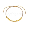 7Pcs Natural Gemstone Braided Beaded Bracelets BJEW-JB11420-3