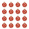 Golden Plated Alloy Enamel Charms ENAM-S118-03D-2