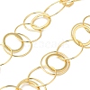Rack Plating Brass Ring Link Chain CHC-H105-08G-1
