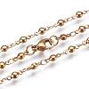 304 Stainless Steel Chain Necklaces STAS-P164-12G-2