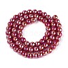 Electroplate Opaque Glass Beads Strands LS-GLAA-T032-P6mm-AB23-2