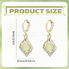 1Pair Alloy Hoop Earrings EJEW-LP0008-041-2