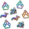 8pcs 3 Styles Alloy Pendants FIND-FS0002-19-3