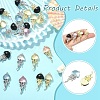 10Pcs 2 Colors Rack Plating Alloy Pendants FIND-YW0011-29-2