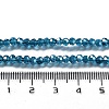 Electroplate Transparent Glass Beads Strands LS-EGLA-A035-T3mm-A12-4