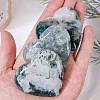 Natural Moss Agate Healing Heart Figurines PW-WG85358-01-2