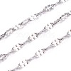 Tarnish Resistant 304 Stainless Steel Dapped Chains STAS-I107-03P-1