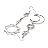 304 Stainless Steel Dangle Earrings EJEW-P271-06P-2