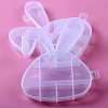 9 Grids Rabbit Shape Plastic Organizer Boxes ANIM-PW0001-115-2